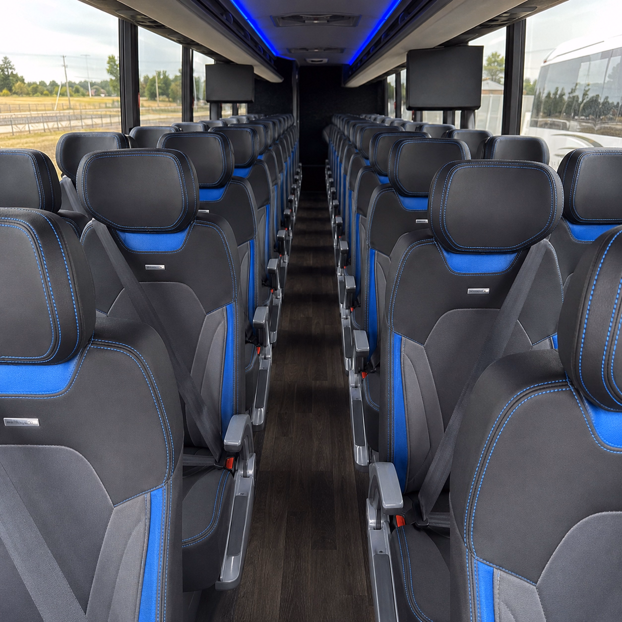 hawthorne bus rental service area