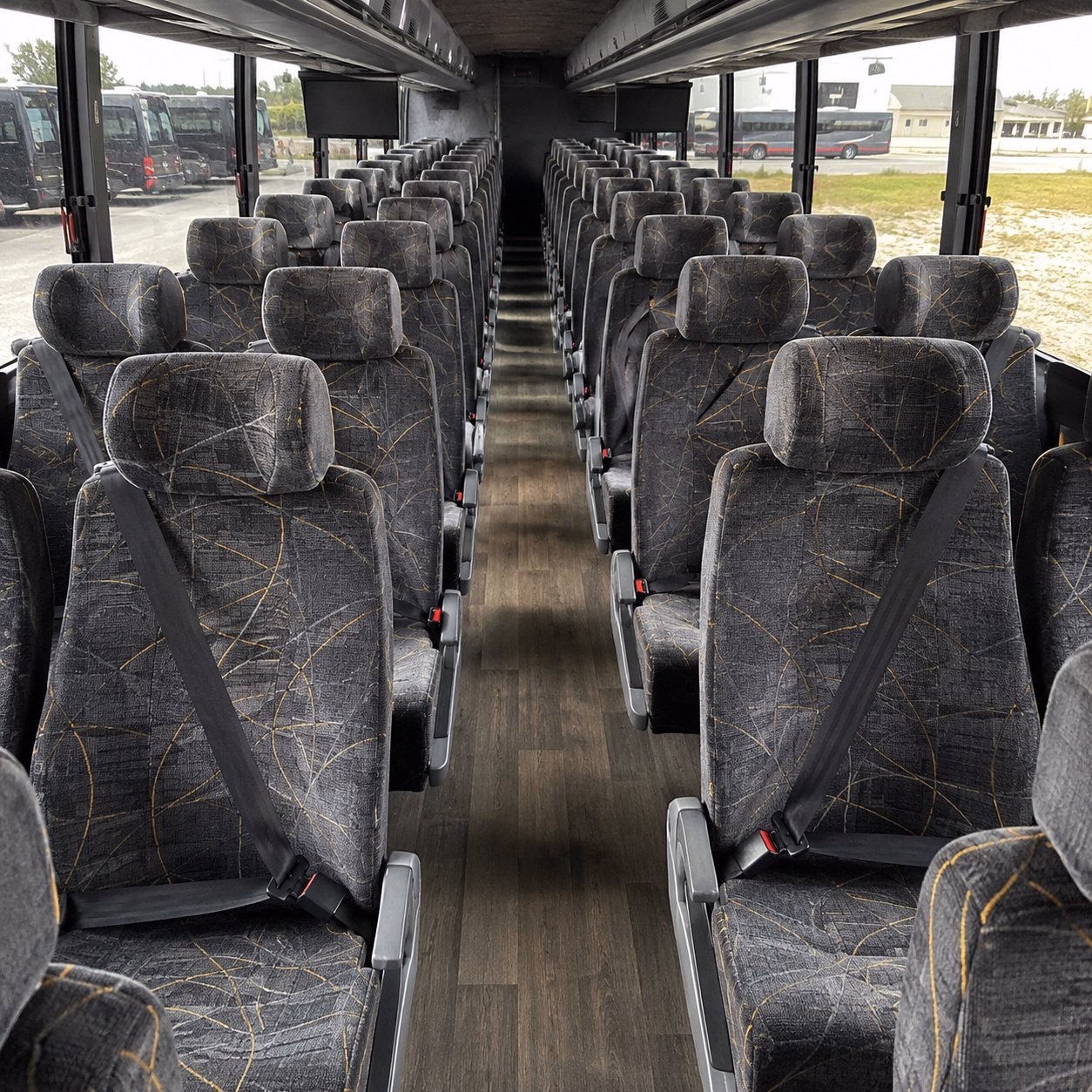 hawthorne charter bus interior