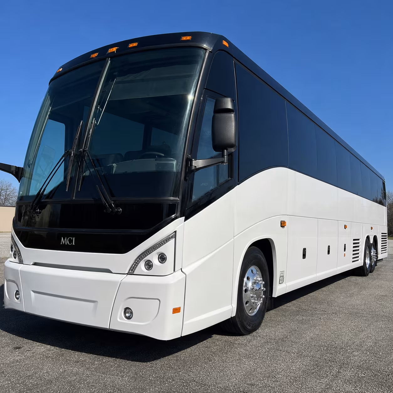 hawthorne charter bus services exterior