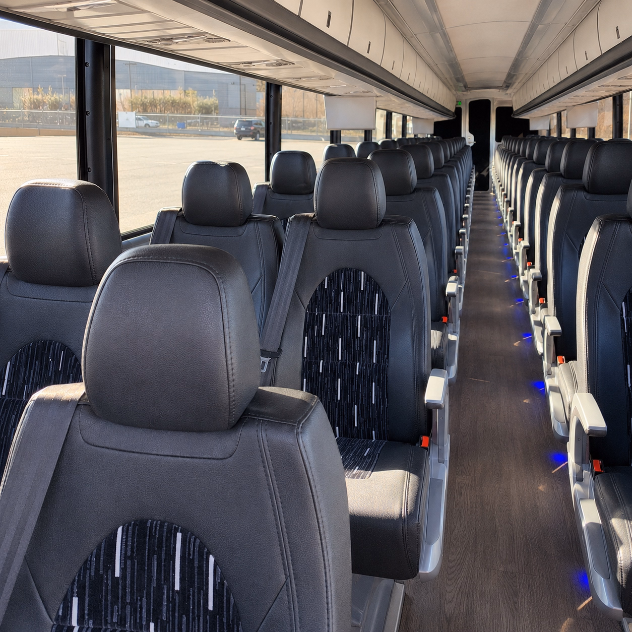 hawthorne religious group transportation onboard seating