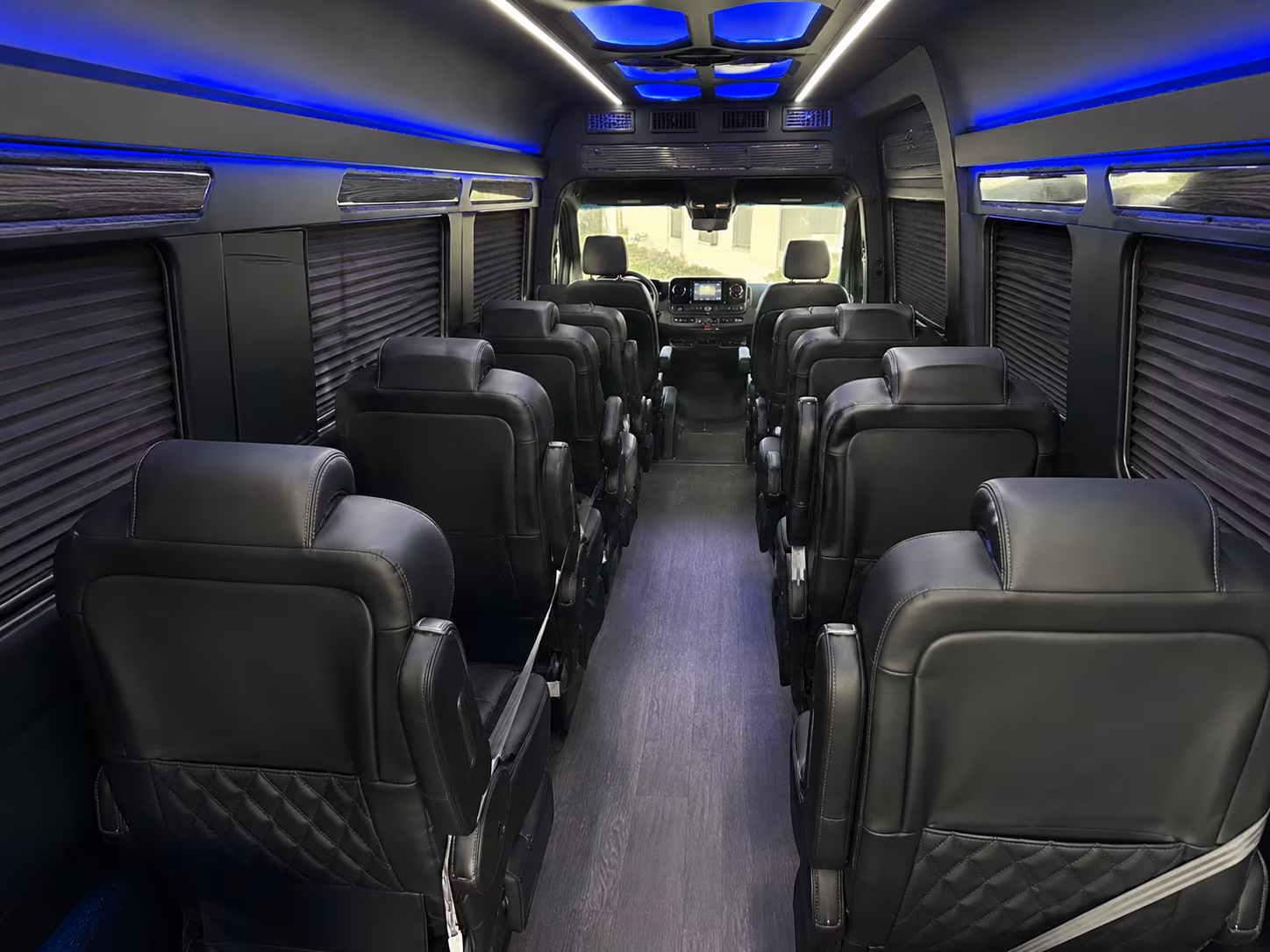 hawthorne wedding transportation onboard seating